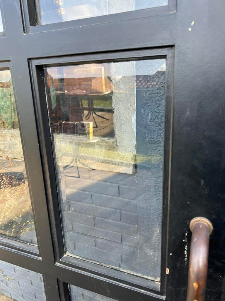 Oude café klapdeuren, Gebruikt, 80 tot 100 cm, Binnendeur, Ophalen of Verzenden