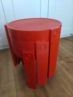 Space Age Set  3 Flair bijzettafels van Prisunic, jaren 70., Minder dan 45 cm, Rond, Ophalen of Verzenden, Minder dan 55 cm