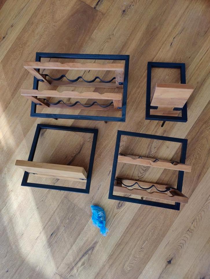 D Bodhi wijnrek, zo goed als nieuw, Huis en Inrichting, Woonaccessoires | Wijnrekken, Zo goed als nieuw, 75 cm of meer, Metaal