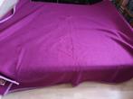 Zeer grote paarse wollen deken Leidse van Wijk 242-200cm, Paars, Tweepersoons, Ophalen of Verzenden, Deken of Dekbed