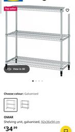 Omar shelving unit, Huis en Inrichting, Kasten | Stellingkasten, Ophalen, Zo goed als nieuw
