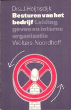 Besturen van het bedrijf - J. Heijnsdijk, Ophalen of Verzenden, Gelezen, Management