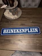 Heinekenplein emaille reclamebord in nette staat heineken, Verzamelen, Biermerken, Ophalen of Verzenden