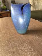 Gesigneerde Ed Meisenberg vouwvaas, blauw., Ophalen of Verzenden