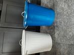 2x Knodd ikea grote emaille ton., Huis en Inrichting, Ophalen of Verzenden, Zo goed als nieuw, Wit, Overige typen