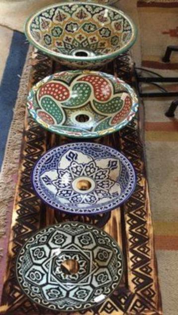 Handgemaakt Marokkaanse waskom  beschikbaar voor biedingen