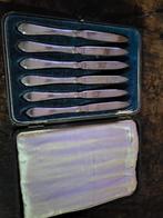 Mooie verzilverde messen in originele doos, Ophalen of Verzenden