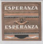 Sigarenband 293 Etiketten  Esperanza 001, Verzamelen, Rookartikelen, Aanstekers en Luciferdoosjes, Ophalen of Verzenden, Zo goed als nieuw