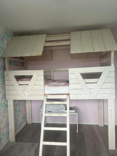 Boomhutbed steigerhout kinderbed, Kinderen en Baby's, Kinderkamer | Stapelbedden en Hoogslapers, Gebruikt, Hoogslaper, Ophalen