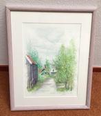 Schilderij Driehuizen, Minder dan 50 cm, 50 tot 75 cm, Ophalen of Verzenden, Zo goed als nieuw