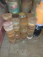 Partij Melkbus Deksel Groot & Klein - Circa 100 Stuks, Ophalen of Verzenden