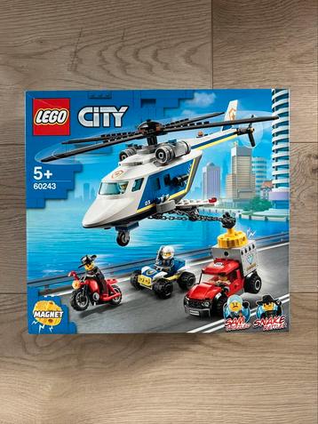Lego 60243 - Lego Politie Helikopterachtervolging - *NIEUW* beschikbaar voor biedingen