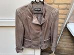 Gerry Weber faux leather blazer, Maat 38/40 (M), Bruin, Ophalen of Verzenden, Zo goed als nieuw