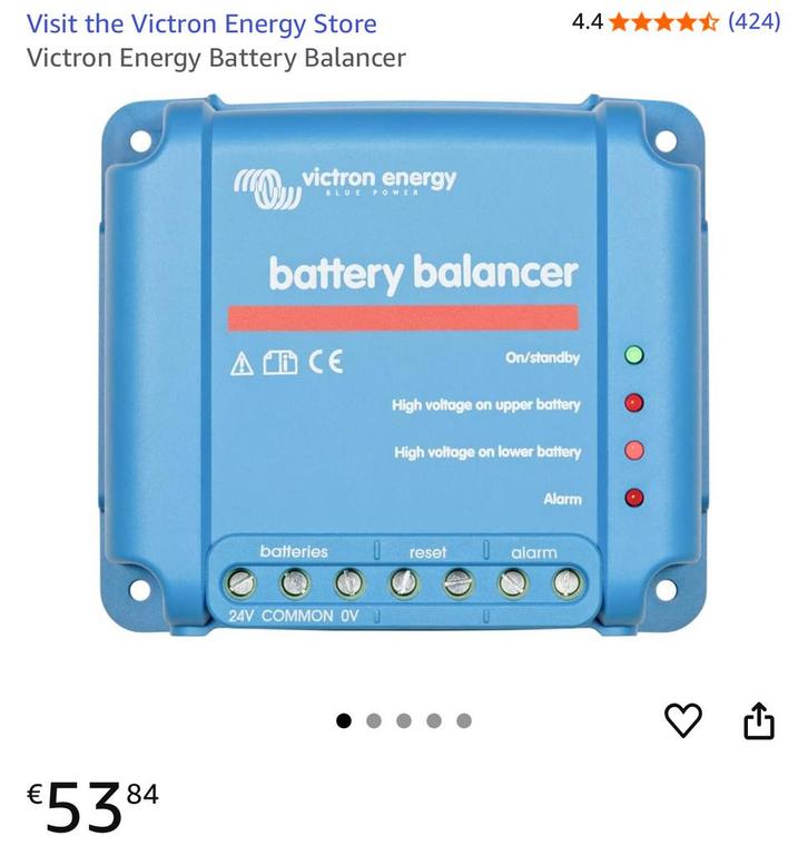 Victron Energy Battery Balancer, Caravans en Kamperen, Camper-accessoires, Nieuw, Ophalen of Verzenden
