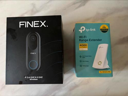 Videodeurbel + wifi versterker, Huis en Inrichting, Deurbellen, Nieuw, Draadloos, Compatibel met smartphone, Bewegingsdetectiesensor