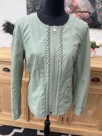Koopje ! Imitatie leren jas Bonita, Maat 38/40 (M), Verzenden, Zwart, Nieuw