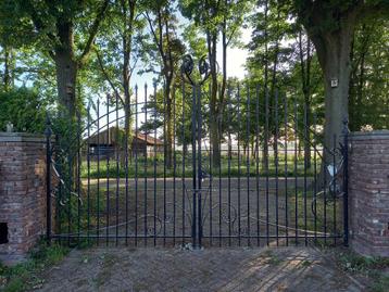 smeedijzeren poort, Kasteel poort, grote poort, handgemaakt. beschikbaar voor biedingen