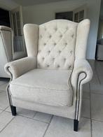 Oorfauteuils beige/creme kleurig te koop!, Huis en Inrichting, Fauteuils, Ophalen, Zo goed als nieuw, 75 tot 100 cm, 75 tot 100 cm