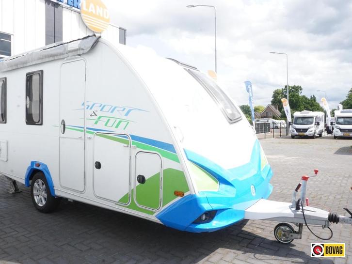 Knaus Sport en Fun 480 QL MOVER, HERZOG LUIFEL, Caravans en Kamperen, Caravans, Bedrijf, tot en met 3, 1000 - 1250 kg, Overige