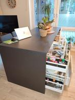 "kook" eiland (bar/werkplek), Huis en Inrichting, Keuken | Complete keukens, Ophalen, Zwart, Overige typen, Zo goed als nieuw