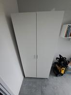 Mooie witte kledingkast - Zo goed als nieuw!, Huis en Inrichting, Ophalen, Overige materialen, Met deur(en), 100 tot 150 cm