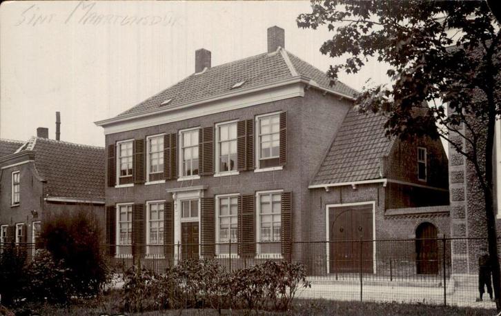 Sint Maartensdijk - Fotokaart - Huis Pastorie, Verzamelen, Ansichtkaarten | Nederland, Ongelopen, Zeeland, Voor 1920, Ophalen of Verzenden