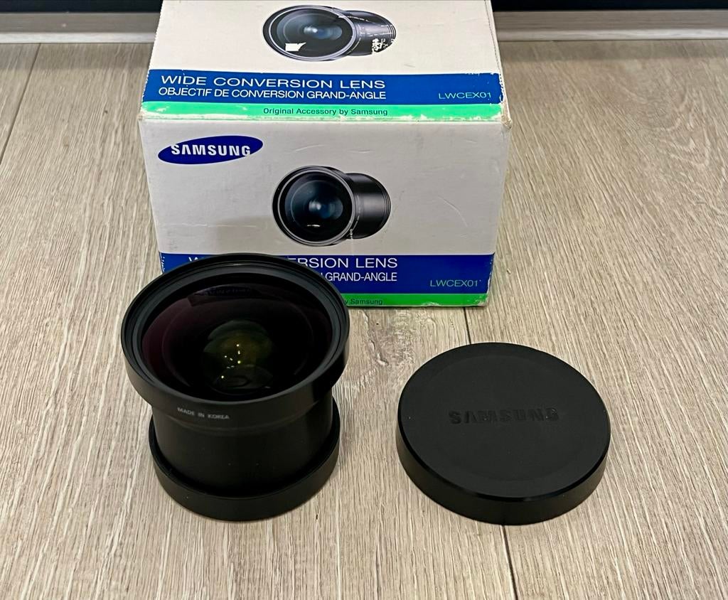 Samsung Groothoeklens LWCE01 - Nieuwstaat, Ophalen of Verzenden, Zo goed als nieuw, Groothoeklens