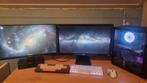 Gaming pc + 2 monitors + 2 keyboards and gaming mouse, 1 speler, Ophalen of Verzenden, Zo goed als nieuw