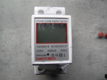 KWH meter 1fase , Aardlek autom 32A 300mA , Aardlek 25A 30mA beschikbaar voor biedingen