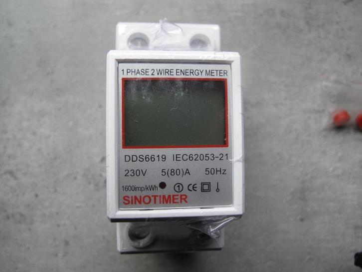 KWH meter 1fase , Aardlek autom 32A 300mA , Aardlek 25A 30mA, Hobby en Vrije tijd, Elektronica-componenten, Nieuw, Verzenden