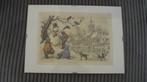Ingelijsten prenten Anton Pieck, Huis en Inrichting, Woonaccessoires | Schilderijen, Tekeningen en Foto's, Minder dan 50 cm, Ophalen of Verzenden
