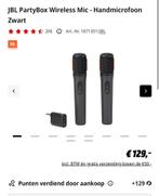 Jbl partybox microfoons nieuw, Muziek en Instrumenten, Microfoons, Ophalen of Verzenden, Zo goed als nieuw, Zangmicrofoon