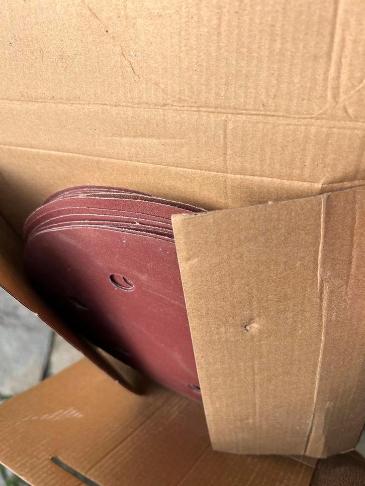 Schuurpapier Schijven - Diverse Korrelgroottes, Doe-het-zelf en Verbouw, Gereedschap | Schuurmachines, Gebruikt, Excentrische schuurmachine