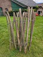 Frans rasterhekwerk 80 cm hoog, Tuin en Terras, Tuinhekken en Hekwerk, Ophalen, Gebruikt, Hout