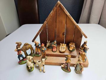Kerstgroep met stal beschikbaar voor biedingen