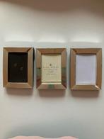 3 Zilveren Fotolijstjes, Ophalen of Verzenden, Gebruikt, Metaal of Aluminium, Minder dan 50 cm