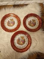 HK Bavaria sierborden met gouden rand, Ophalen of Verzenden