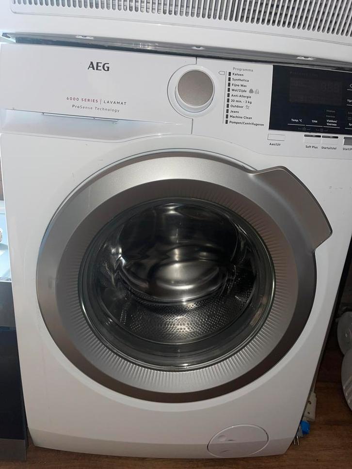 AEG Wasmachine en Droger Set | 8kg | Energiezuinig, Witgoed en Apparatuur, Wasmachines, Zo goed als nieuw, Voorlader, 8 tot 10 kg