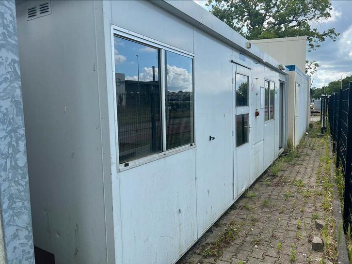 Kantoorunit 8x3 meter, Doe-het-zelf en Verbouw, Bouwketen en Schaftketen, Zo goed als nieuw, Ophalen