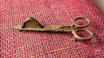 Klein Antieke Kaarsenschaar/Kaarsensnuiter - Koper beschikbaar voor biedingen
