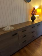 Dressoir grijsbruin van De Bommel Meubelen, Ophalen, Zo goed als nieuw, 200 cm of meer, Modern