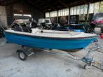 Sea-finder 435 met Suzuki motor en trailer, Watersport en Boten, Sloepen, Ophalen, 10 tot 30 pk, Gebruikt, Buitenboordmotor