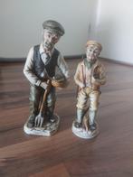 2xOude beelden Jaren 50, H19+H17cm=12euro, Verzamelen, Beelden en Beeldjes, Ophalen of Verzenden, Gebruikt