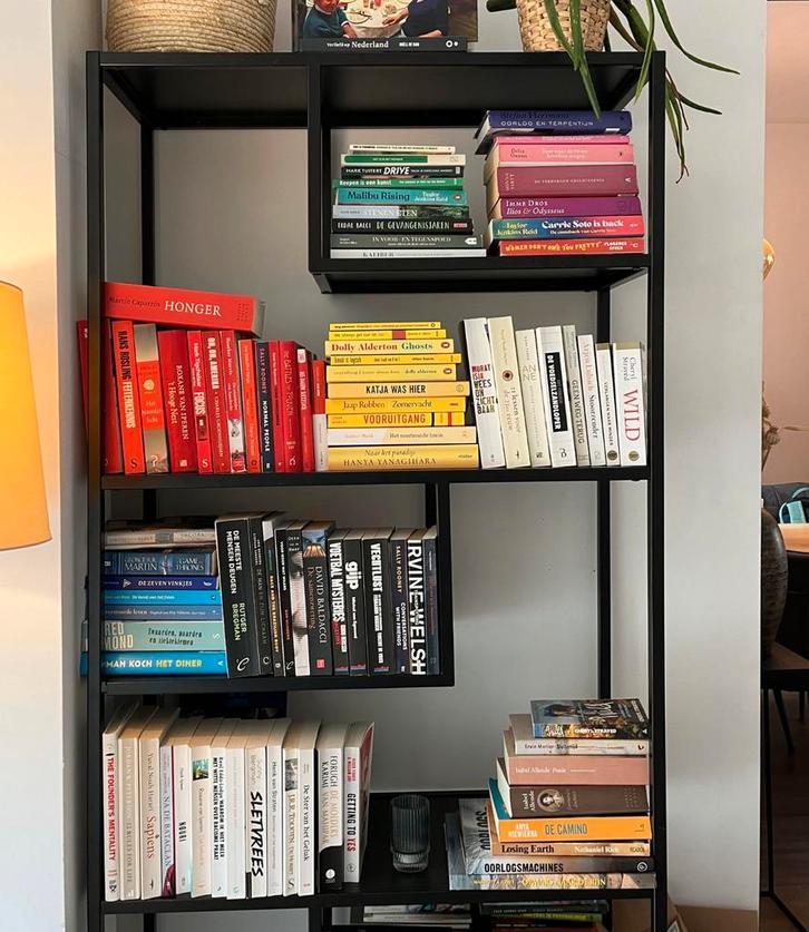 Boekenkast industrieel, Huis en Inrichting, Kasten | Boekenkasten, Zo goed als nieuw, 50 tot 100 cm, 150 tot 200 cm, 25 tot 50 cm