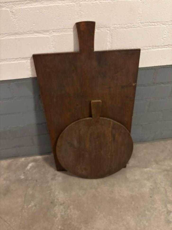 Oude Broodplanken - Set van 2 - Rustiek Keukenaccessoire, Antiek en Kunst, Antiek | Keukenbenodigdheden, Ophalen of Verzenden