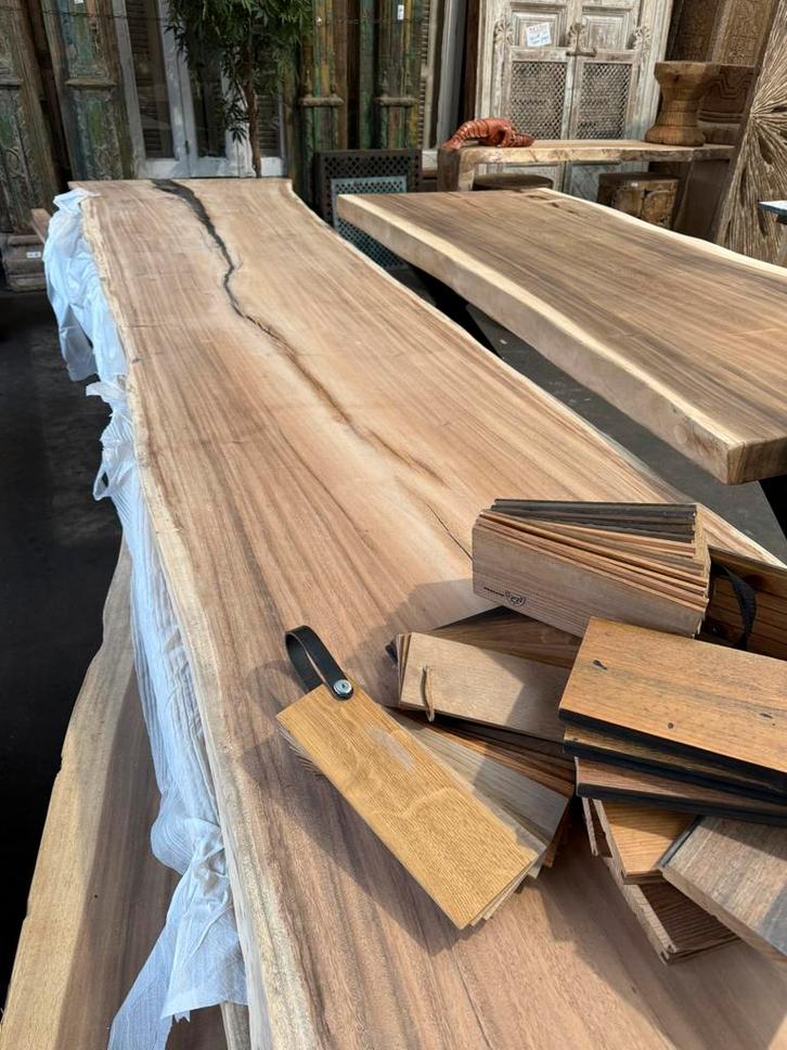 SUAR EETTAFELS GROTE VOORRAAD PRACHTIGE TAFELS DIVERSE MATEN, Huis en Inrichting, Tafels | Eettafels, Nieuw, 200 cm of meer, Vijf personen of meer