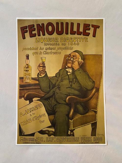 Fenouillet poster, Verzamelen, Posters, Zo goed als nieuw, Rechthoekig Staand, Ophalen of Verzenden