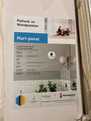 30m2 Mari-panel Plafond- en Wandpanelen Nieuw beschikbaar voor biedingen