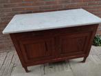 Antiek dressoir/commode kastje met marmeren blad, Antiek en Kunst, Ophalen