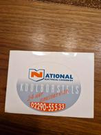 2310 Sticker National Electrical Carbon BV Koolborstels, Ophalen of Verzenden